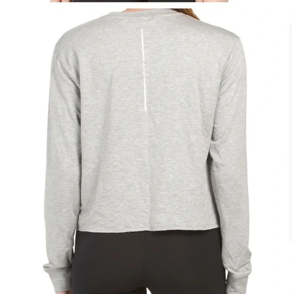 Peloton Long-Sleeved Active Top Gray M - Picture 2 of 3